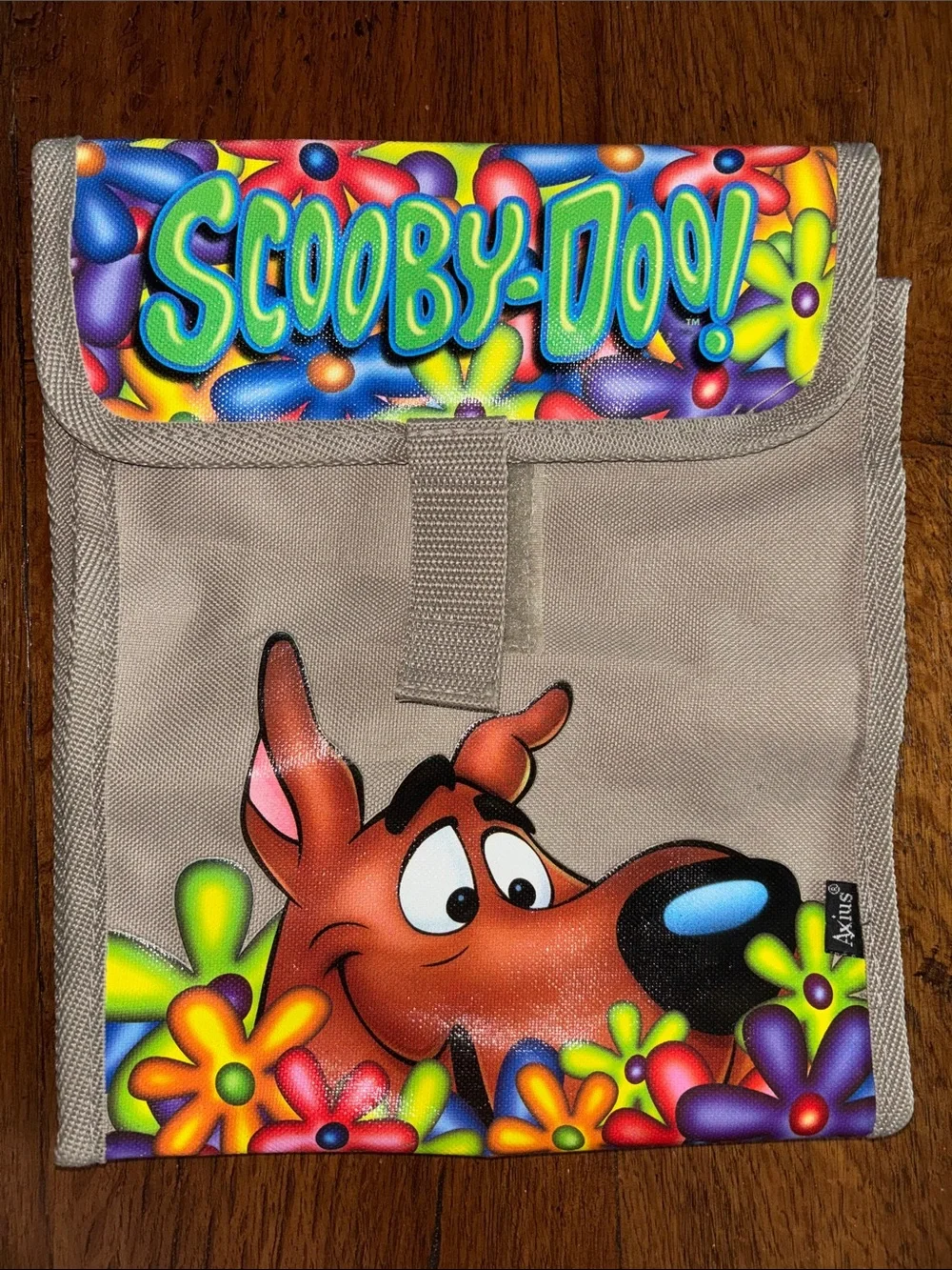 Scooby-Doo 2000 Axius Cartoon Network Beige Snack or Lunch Bag